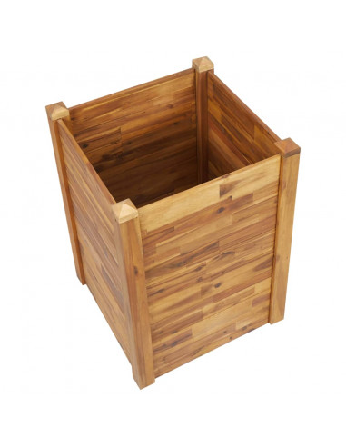 Letto Rialzato da Giardino 60x60x44 cm in Legno Massello d'Acacia