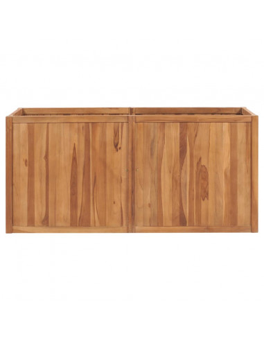 Letto Rialzato 150x50x70 cm in Legno Massello di Teak