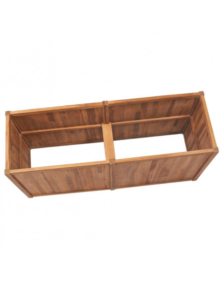 Letto Rialzato 150x50x70 cm in Legno Massello di Teak