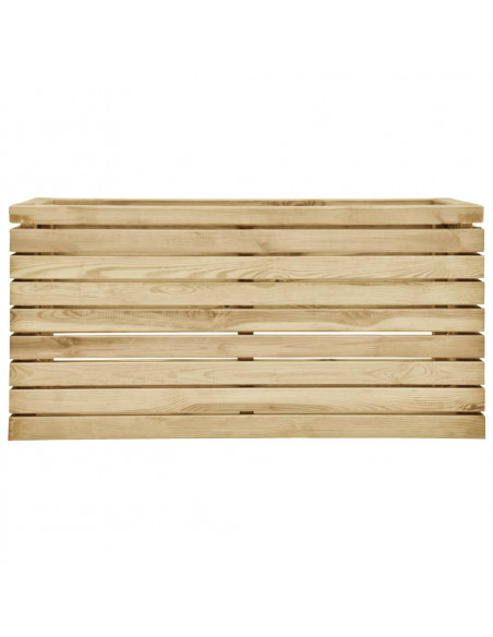 Letto Rialzato 100x50x50 cm in Legno di Pino Impregnato