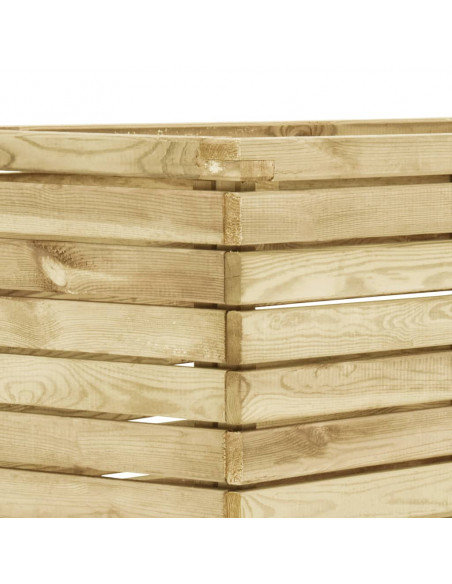 Letto Rialzato 100x50x50 cm in Legno di Pino Impregnato