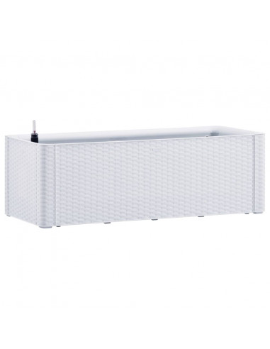 Letto Rialzato da Giardino con Sistema Irrigazione Bianco