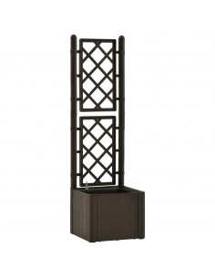 Letto Rialzato da Giardino con Graticcio e Irrigazione Moca 2