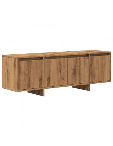 Mobile Porta TV Rovere Artigianale 120x30x40,5 cm Multistrato