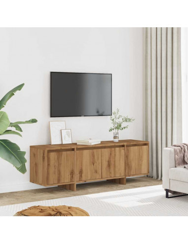 Mobile Porta TV Rovere Artigianale 120x30x40,5 cm Multistrato