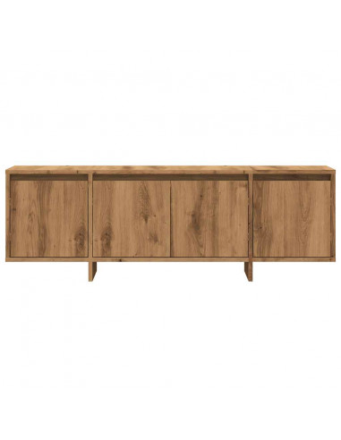 Mobile Porta TV Rovere Artigianale 120x30x40,5 cm Multistrato