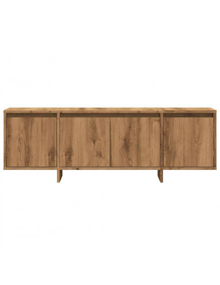 Mobile Porta TV Rovere Artigianale 120x30x40,5 cm Multistrato