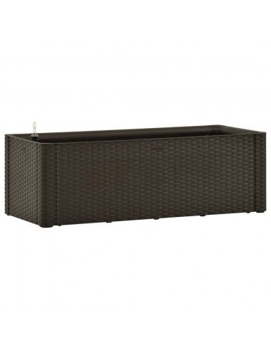 Letto Rialzato da Giardino con Irrigazione Moca 100x43x33 cm