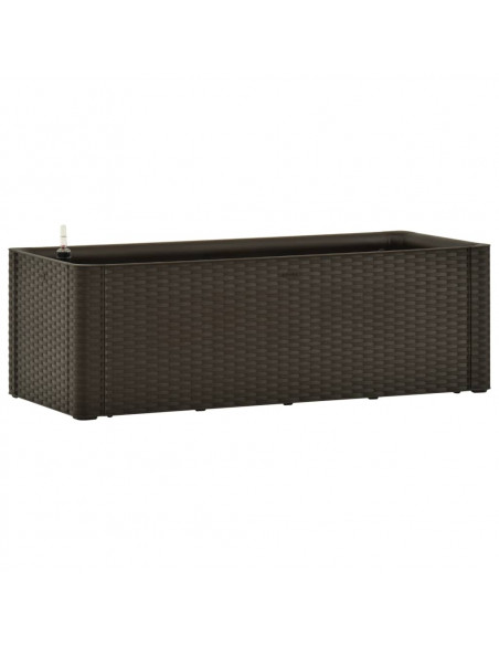 Letto Rialzato da Giardino con Irrigazione Moca 100x43x33 cm