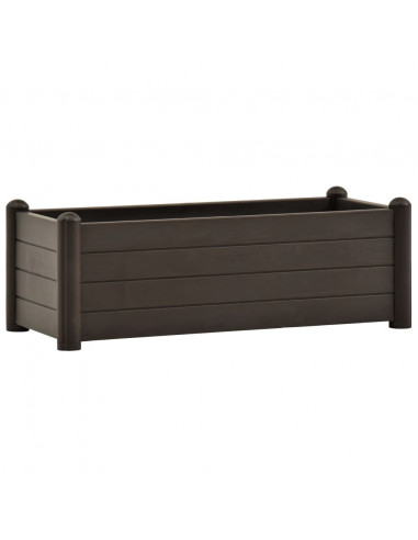 Letto Rialzato da Giardino in PP Moca 100x43x35 cm