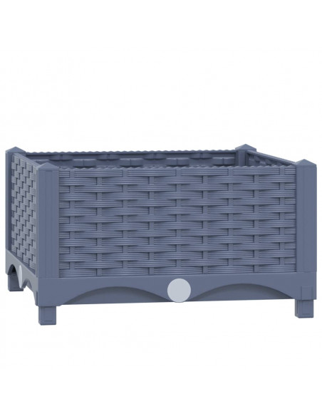 Fioriera Rialzata 40x40x23 cm in Polipropilene
