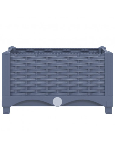 Fioriera Rialzata 40x40x23 cm in Polipropilene