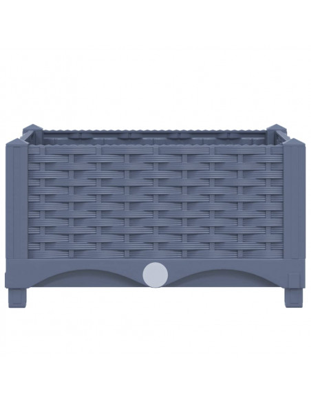 Fioriera Rialzata 40x40x23 cm in Polipropilene