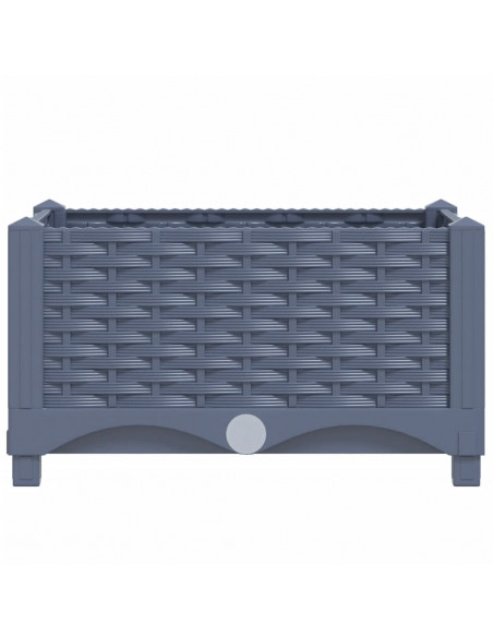 Fioriera Rialzata 40x40x23 cm in Polipropilene