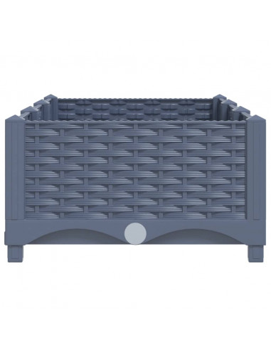 Fioriera Rialzata 120x40x23 cm in Polipropilene