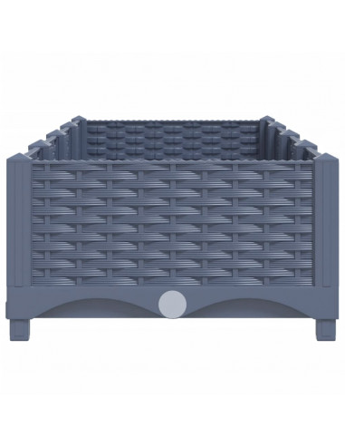 Fioriera Rialzata 160x40x23 cm in Polipropilene