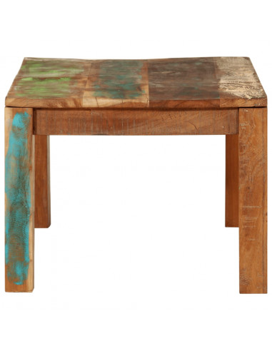Tavolino da Salotto 100x55x40 cm in Legno Massello di Recupero
