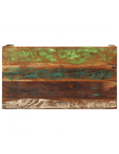 Tavolino da Salotto 100x55x40 cm in Legno Massello di Recupero