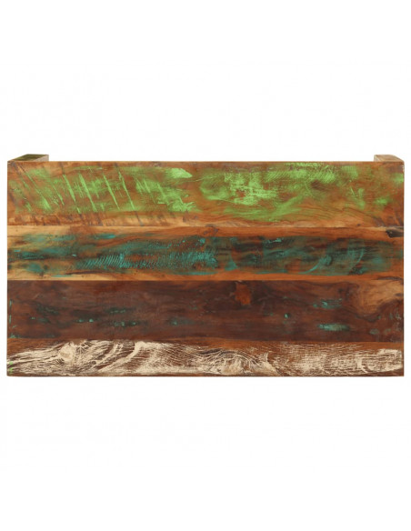 Tavolino da Salotto 100x55x40 cm in Legno Massello di Recupero