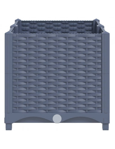 Fioriera Rialzata 80x40x38 cm in Polipropilene