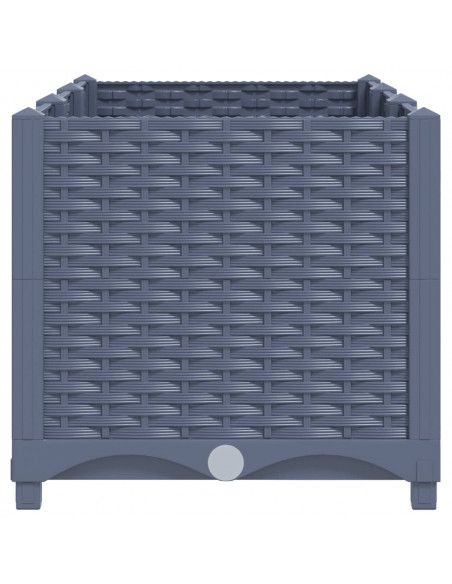 Fioriera Rialzata 120x40x38 cm in Polipropilene