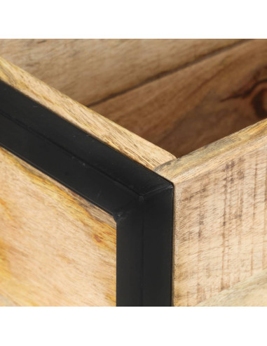 Fioriera 60x20x68 cm in Legno di Mango Grezzo