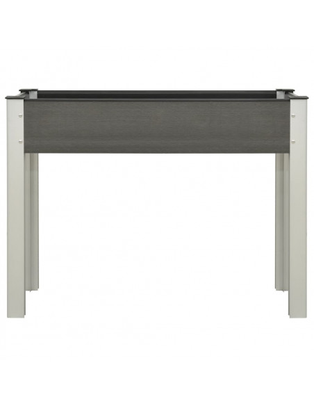 Fioriera Rialzata da Giardino 100x40x75 cm in WPC Grigio