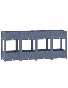 Fioriera Rialzata 160x40x71 cm in Polipropilene 2