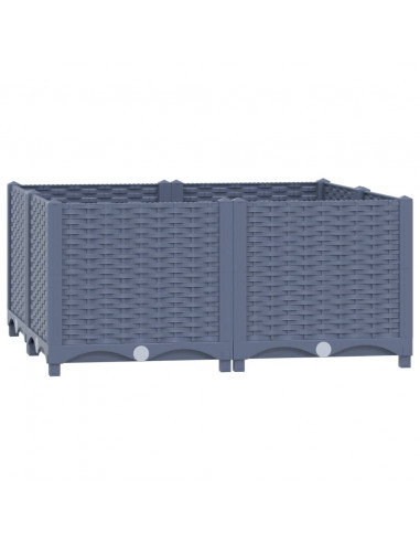 Fioriera Rialzata 80x80x38 cm in Polipropilene