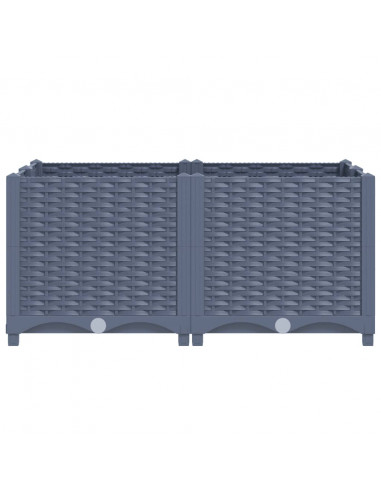 Fioriera Rialzata 80x80x38 cm in Polipropilene