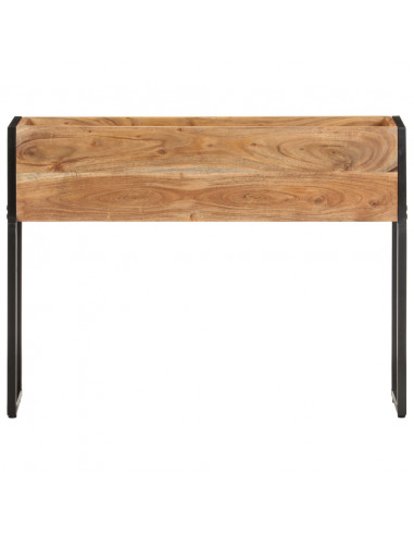 Fioriera 90x20x68 cm in Legno Massello di Acacia