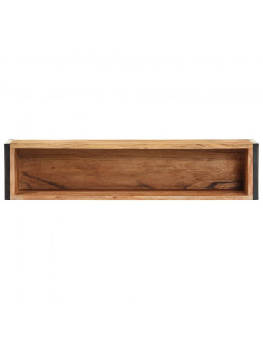 Fioriera 90x20x68 cm in Legno Massello di Acacia