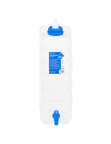 Contenitore Acqua Rubinetto e Dispenser Sapone 22 L in Plastica