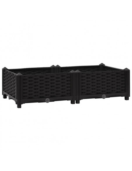 Fioriera Rialzata 80x40x23 cm in Polipropilene