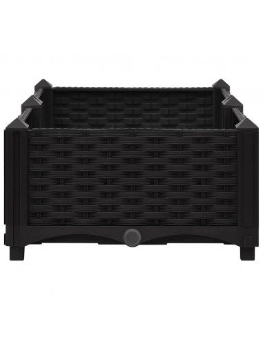 Fioriera Rialzata 80x40x23 cm in Polipropilene