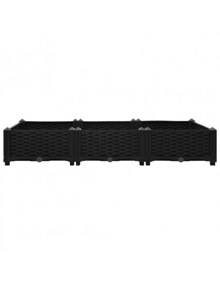 Fioriera Rialzata 120x40x23 cm in Polipropilene