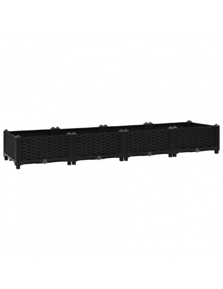 Fioriera Rialzata 160x40x23 cm in Polipropilene