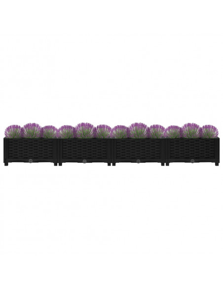 Fioriera Rialzata 160x40x23 cm in Polipropilene