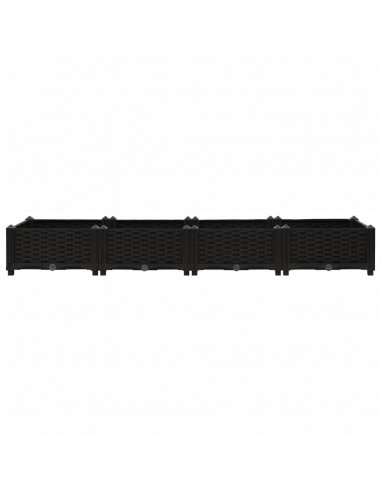 Fioriera Rialzata 160x40x23 cm in Polipropilene