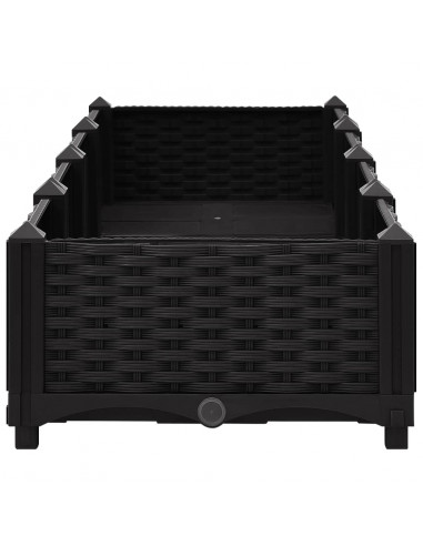 Fioriera Rialzata 160x40x23 cm in Polipropilene