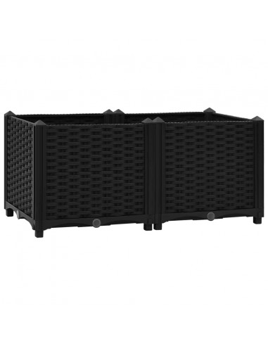 Fioriera Rialzata 80x40x38 cm in Polipropilene