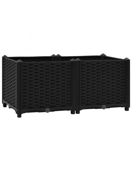 Fioriera Rialzata 80x40x38 cm in Polipropilene