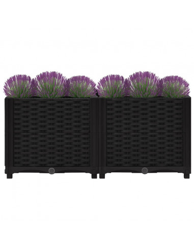 Fioriera Rialzata 80x40x38 cm in Polipropilene