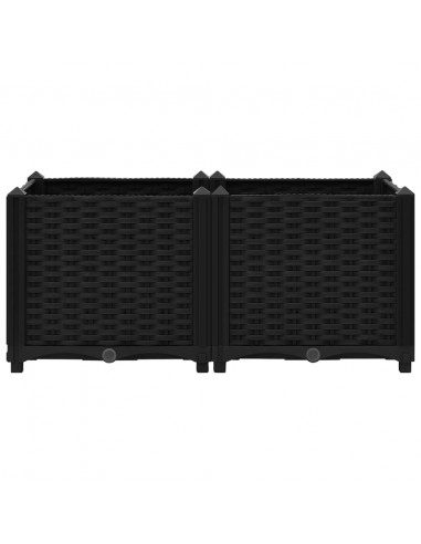 Fioriera Rialzata 80x40x38 cm in Polipropilene