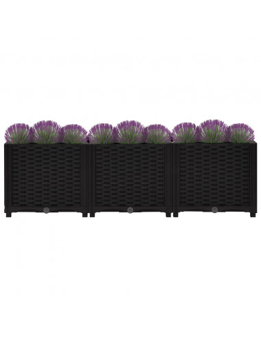 Fioriera Rialzata 120x40x38 cm in Polipropilene