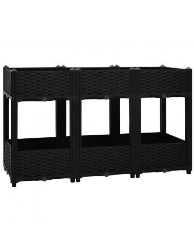 Fioriera Rialzata 120x40x71 cm in Polipropilene