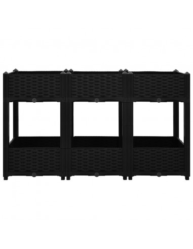 Fioriera Rialzata 120x40x71 cm in Polipropilene