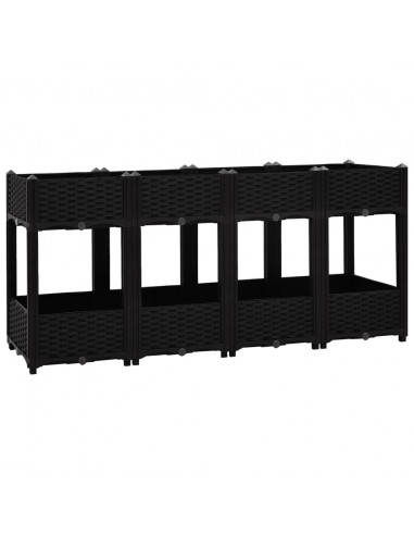 Fioriera Rialzata 160x40x71 cm in Polipropilene