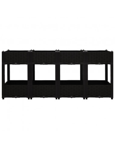 Fioriera Rialzata 160x40x71 cm in Polipropilene