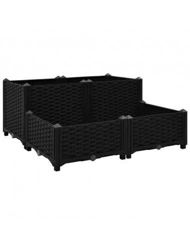 Fioriera Rialzata 80x80x38 cm in Polipropilene